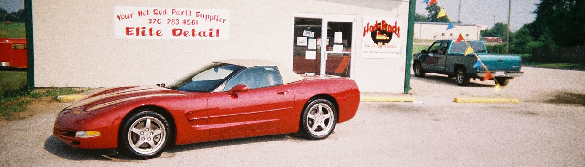 Garage Front View With Luxury Car